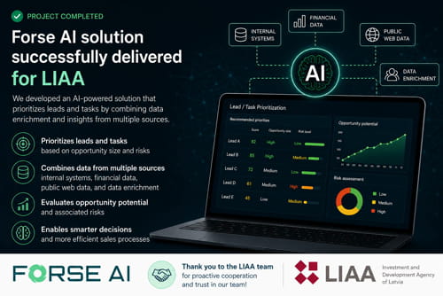 Forse AI solution delivered for LIAA